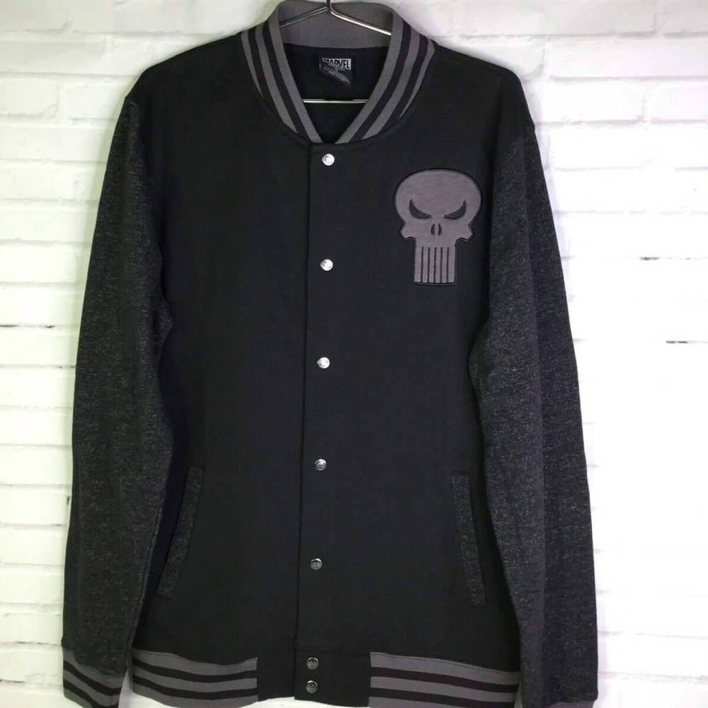 Marvel Comics Punisher Logo Lightweight Varsity